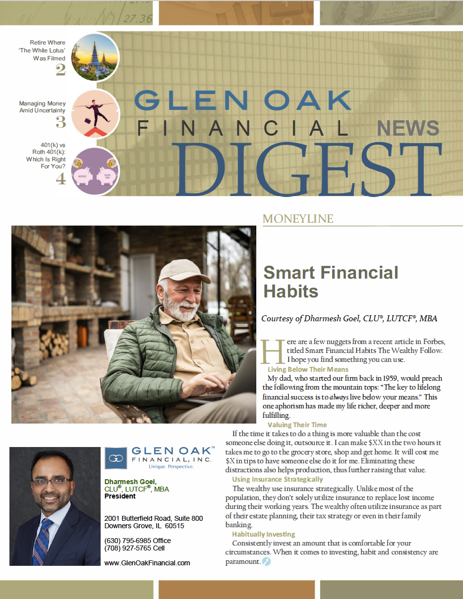 Glen Oak Financial Digest April